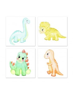 Lienzo infantil dinosaurio... 2