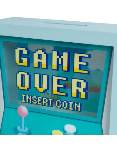 Hucha madera Game Over 18cm