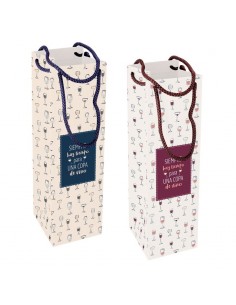 Bolsa papel copa de vino 33cm