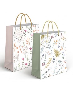 Bolsa papel floral 45cm Jolie