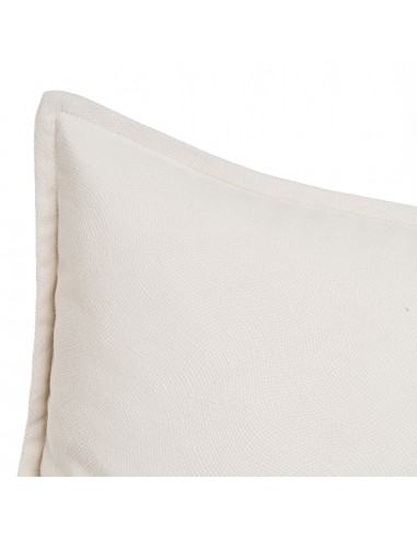 Cojin blanco liso 45cm Carolina