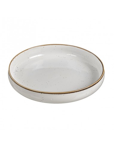 Plato hondo on sale porcelana blanca