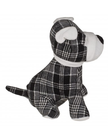 Tope de puerta perro blanco y negro Tope de puerta perro blanco y negro