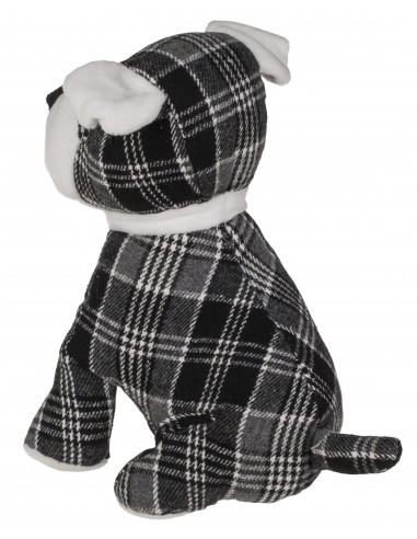 Tope de puerta perro blanco y negro Tope de puerta perro blanco y negro