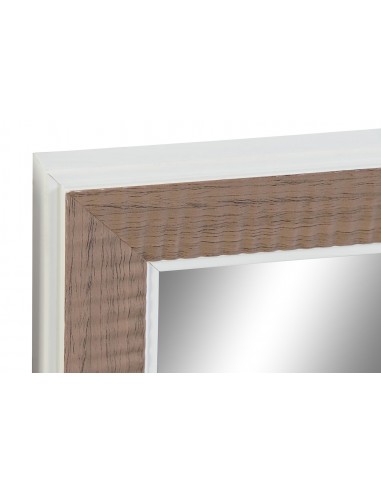 Espejo pvc efecto madera 56x76cm Almez