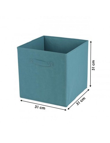 Cajón organizador plegable azul