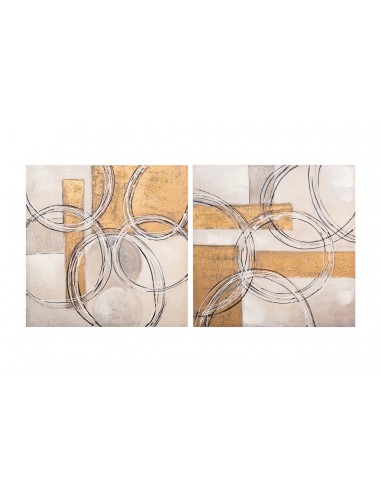 Cuadro lienzo abstracto 60cm Romy