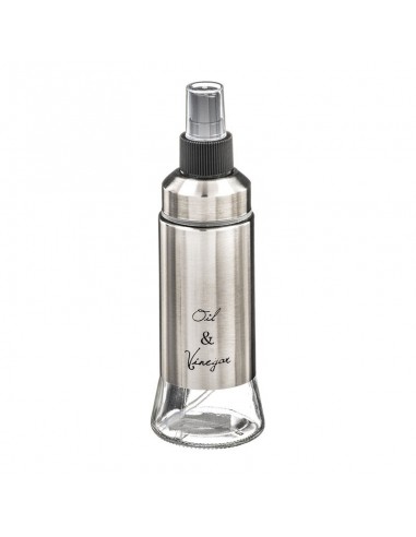 Aceitera spray cristal y acero 170ml