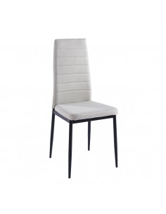 Silla comedor tela beige