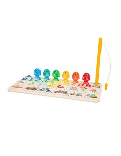 Tablero madera juegos lógica