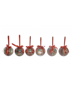 Bola Navidad roja y verde 2
