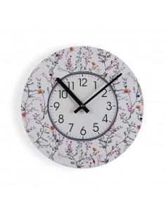 Reloj de pared floral Aloia