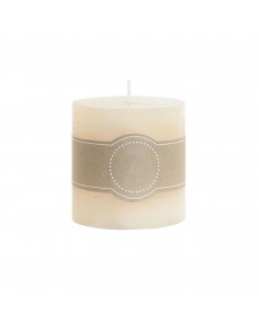 Vela cera crema natural 32h