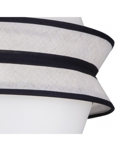 Lámpara colgante blanca y negra Muller