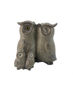 Figura buhos poliresina 15cm