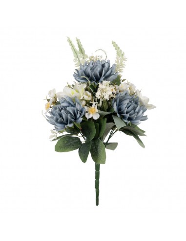 Ramo bouquet mixto azul 40cm