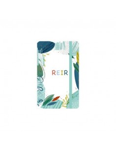 Libreta floral A6 con goma