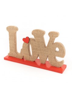 Decoración letrero madera Love