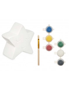 Hucha cerámica estrella...