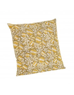 Cojín floral mostaza 45cm... 2