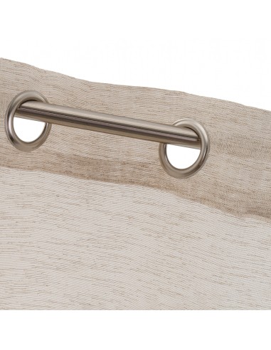 Cortina visillo sencillo beige 140x260cm
