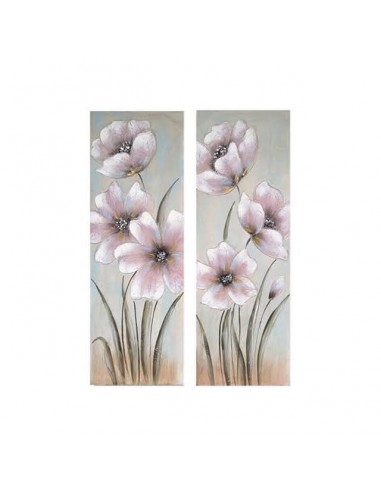 Cuadro floral rectangular 40x120cm Eira