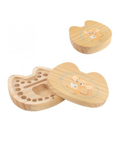 Caja madera para dientes Ratoncito Pérez