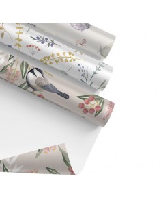 Papel de regalo floral 300cm