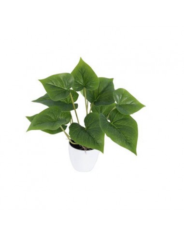 Planta artificial maceta blanca