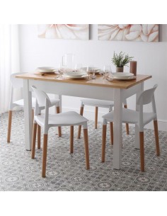 Mesa comedor madera con... 2