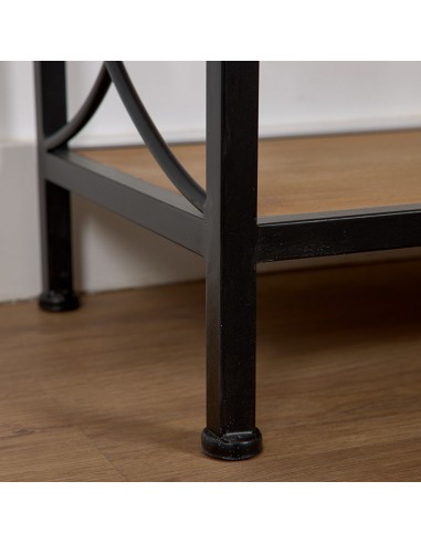 Consola madera y metal 2 cajones Ícaro Consola madera y metal 2 cajones Ícaro