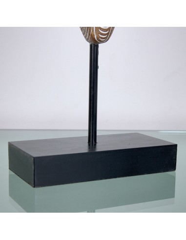 Figura máscara beige en peana 48cm Figura máscara beige en peana 48cm