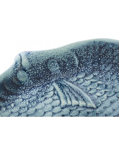 Centro de mesa pez porcelana azul 24cm Centro de mesa pez porcelana azul 24cm
