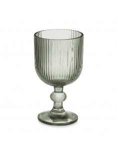 Copa vino cristal verde...