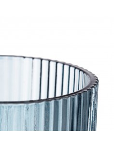 Vaso agua cristal azul... 2