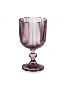 Copa agua cristal rosa...