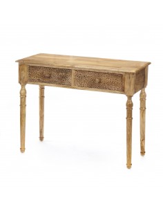 Consola madera 2 cajones...