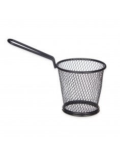 Cestillo negro para aperitivos