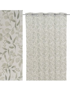 Cortina visillo floral...