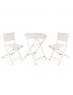 Set mesa y 2 sillas blanco...