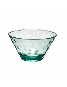 Bol plastico verde puntos...