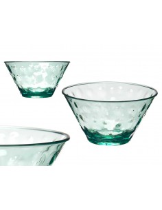 Bol plastico verde puntos... 2