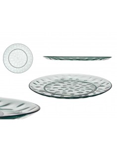 Plato llano plastico verde... 2