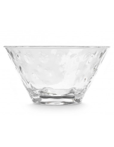 Bol plastico transparente puntos Athena