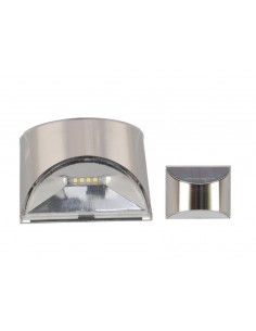 Aplique solar 4led blanco 2