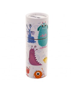 Set lápices en tubo Monstruos 2