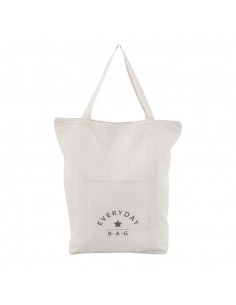 Bolsa de algodón blanca...