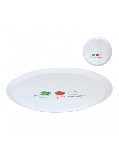 Plato pizza blanco 33cm