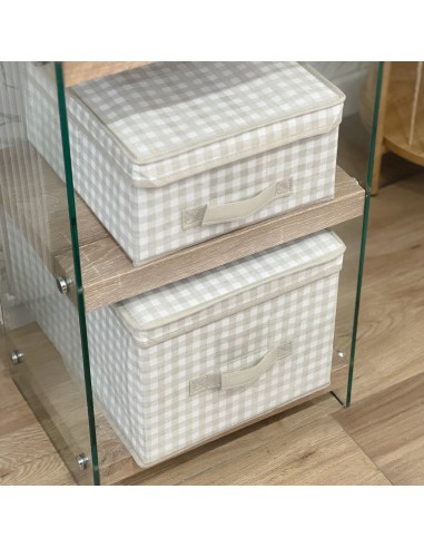 Caja organización plegable 40cm Vichy