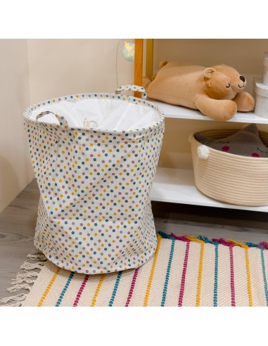 Cesto ropa sucia multicolor Dots